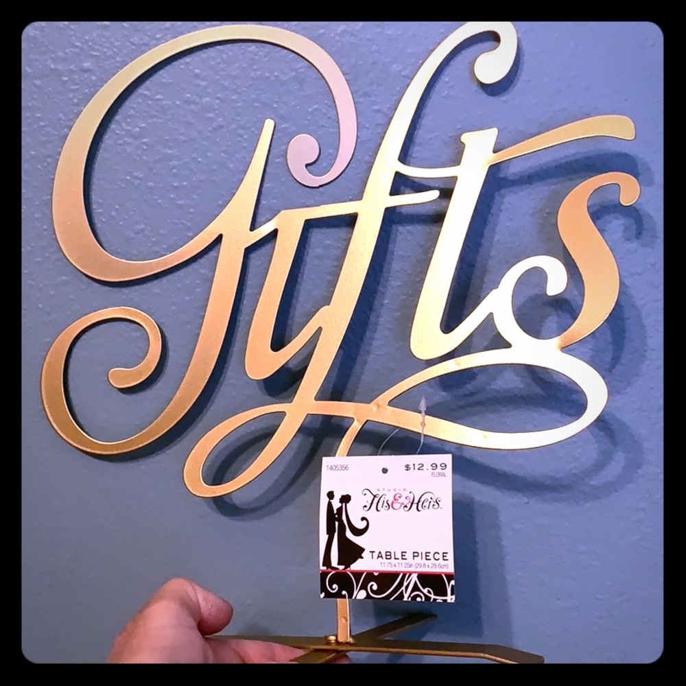 Gift and Guestbook free standing signs